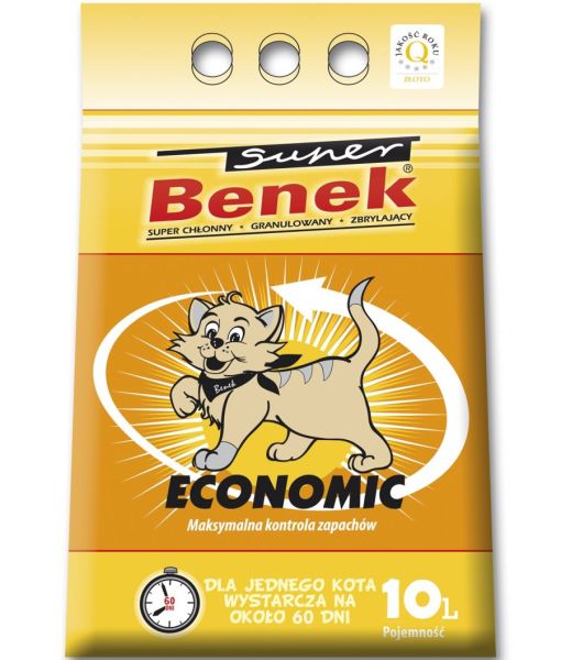 BENEK Super economic Żwirek bentonitowy 20 l (10 l x 2)