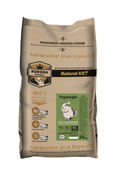 NATURAL-VIT Korona Natury Mieszanka pełnoporcjowa szynszyla 10 kg