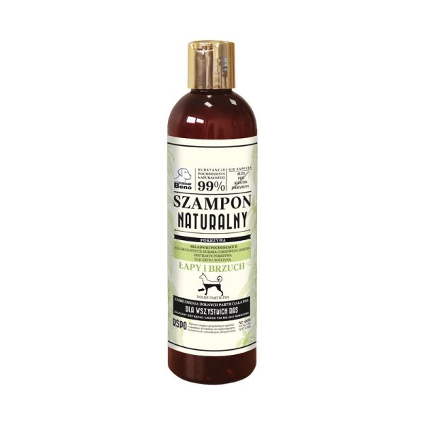 SUPER BENO Szampon naturalny Łapy i brzuch 300 ml