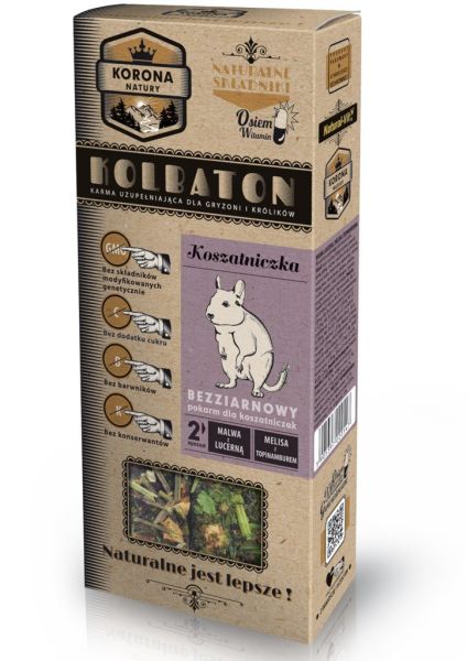 NATURAL-VIT Korona Natury Kolbaton dla koszatniczki lucerna i malwa/melisa i topinambur