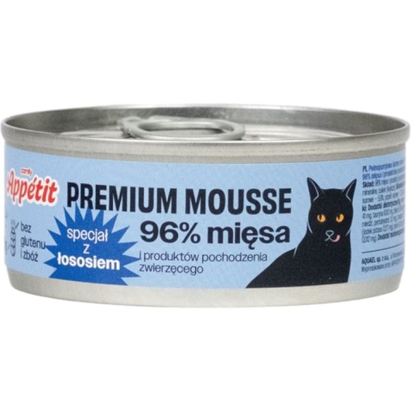 COMFY APPETIT PREMIUM Mousse z łososiem dla kota 85 g