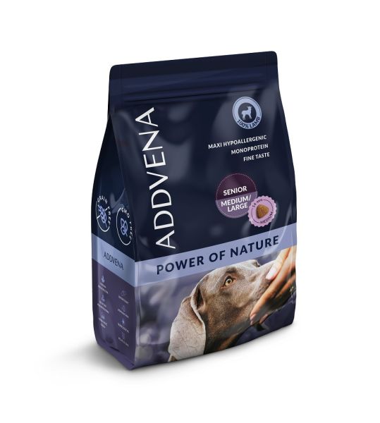 ADDVENA Power of Nature Senior medium&amp;large 2,5 kg jagnięcina dla starszych psów ras średnich i dużych