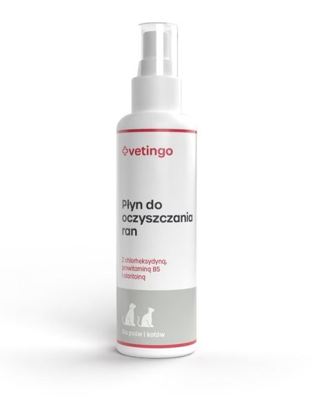 VETINGO Płyn do oczyszczania ran 100 ml
