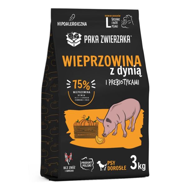 PAKA ZWIERZAKA Seventh Heaven Karma sucha Wieprzowina z dynią L 3kg