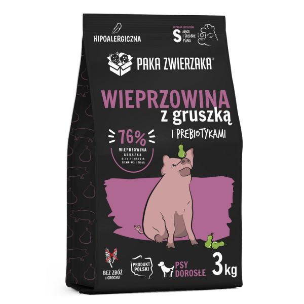 PAKA ZWIERZAKA Seventh Heaven Karma sucha Wieprzowina z gruszką S 3kg