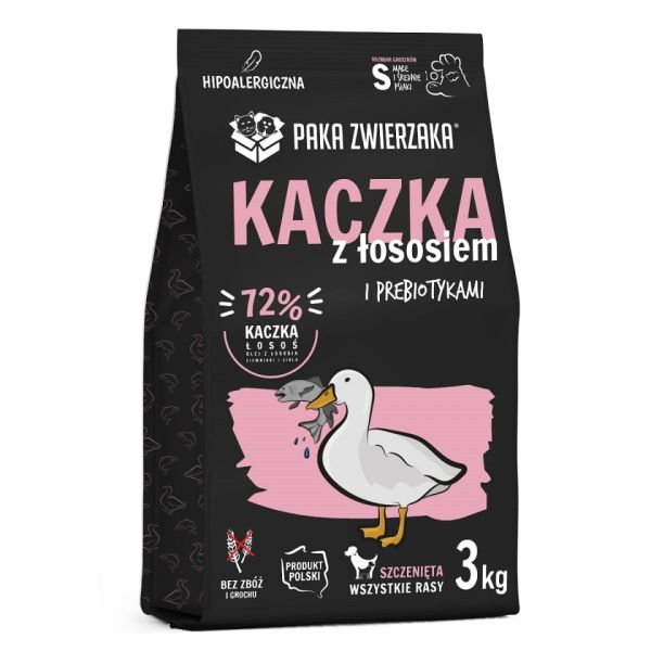 PAKA ZWIERZAKA Seventh Heaven Karma sucha Kaczka z łososiem dla szczeniąt S 3kg