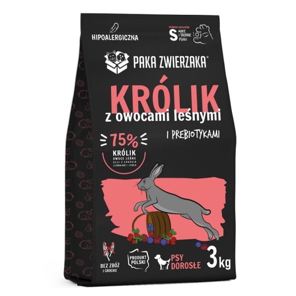 PAKA ZWIERZAKA Seventh Heaven Karma sucha Królik z owocami leśnymi S 3kg