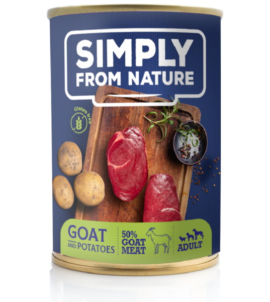 SIMPLY FROM NATURE Mokra karma dla psa Kozina z ziemniakami 400 g