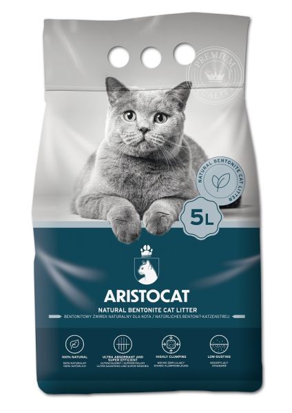 ARISTOCAT Bentonite Plus żwirek bentonitowy naturalny 5 l