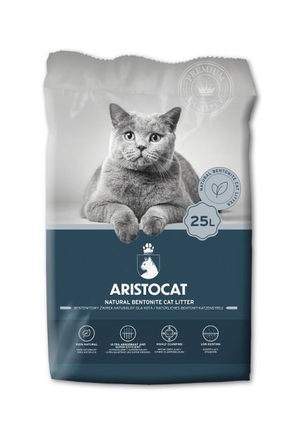 ARISTOCAT Bentonite Plus żwirek bentonitowy naturalny 25 l