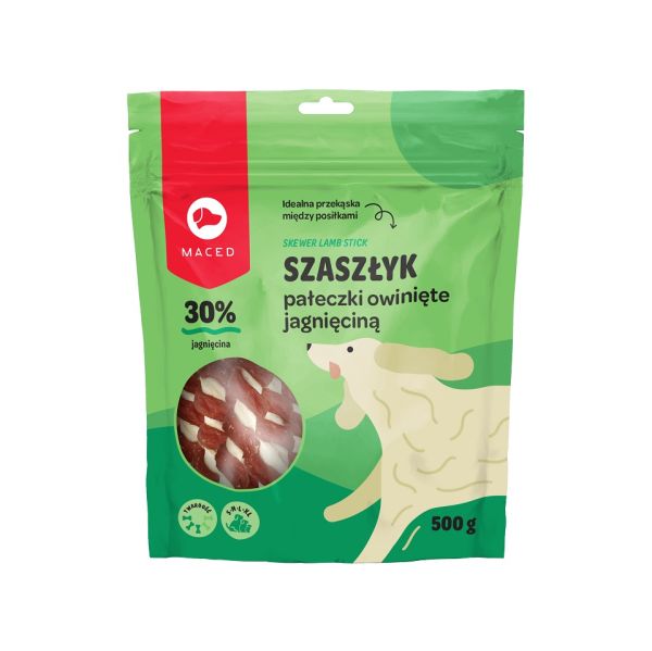 MACED Szaszłyk Pałeczki owinięte jagnięciną 500 g