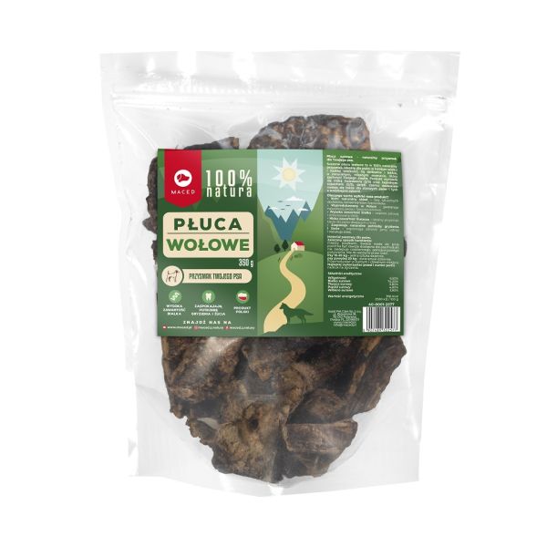 MACED 100% Natura Płuca wołowe 350 g