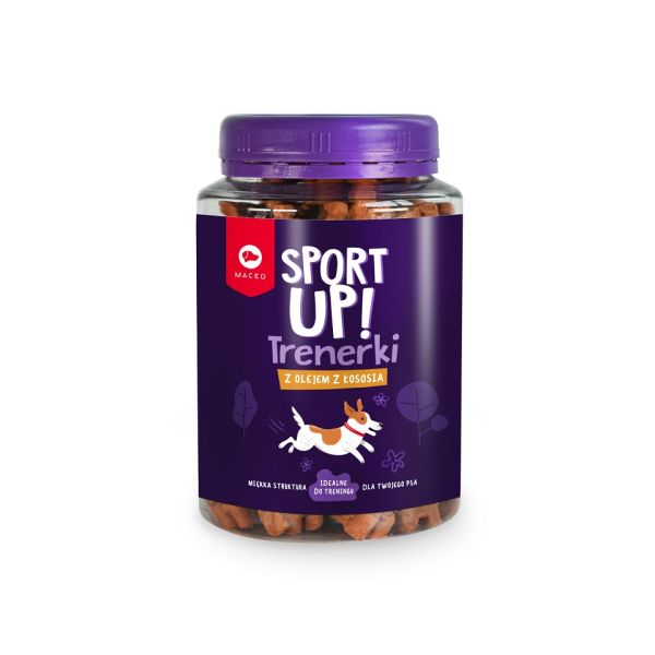 MACED SPORT UP Trenerki z olejem z łososia dla psa 300g