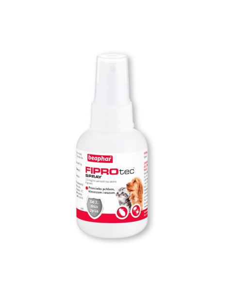 BEAPHAR Fiprotec Spray 100 ml Spray na kleszcze dla psa i kota