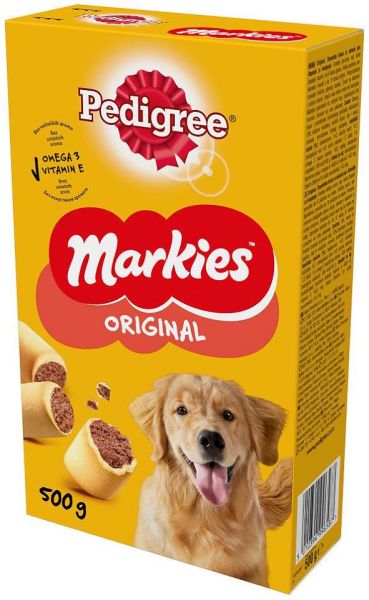 PEDIGREE Markies Original 500g chrupiące ciasteczka dla dorosłych psów