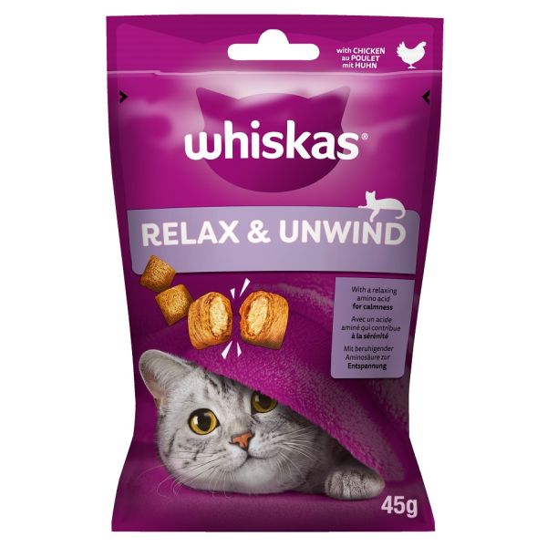 WHISKAS Relaks i Odprężenie 45 g przysmak z kurczakiem dla kota
