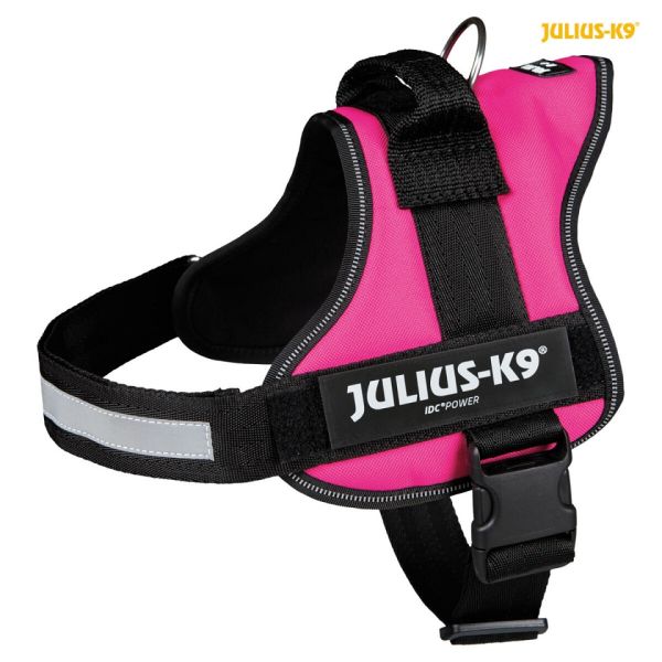 TRIXIE Uprząż Julius-K9 1/L fuksja