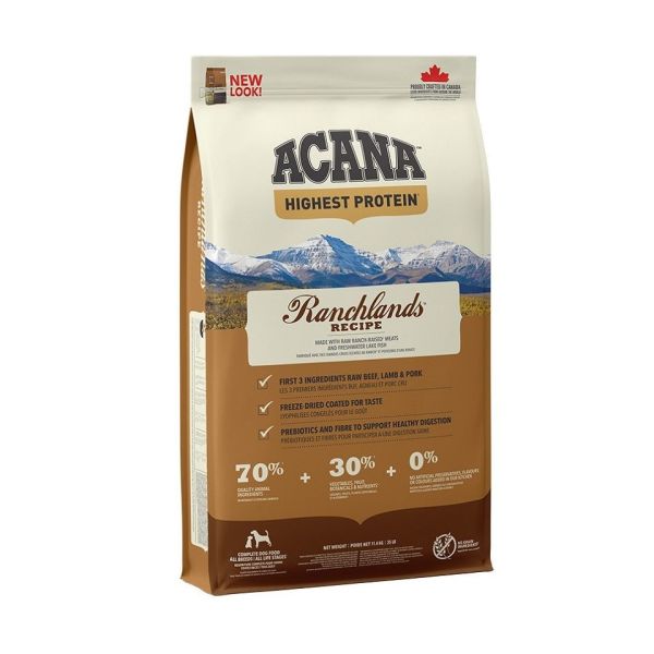 ACANA Highest Protein Ranchlands Dog 6 kg