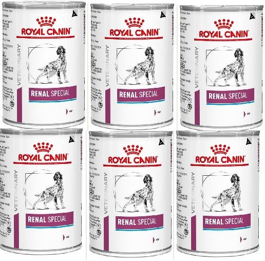 ROYAL CANIN Renal Special Canine 6 x 410 g karma mokra dla psów z przewlekłą niewydolnością nerek