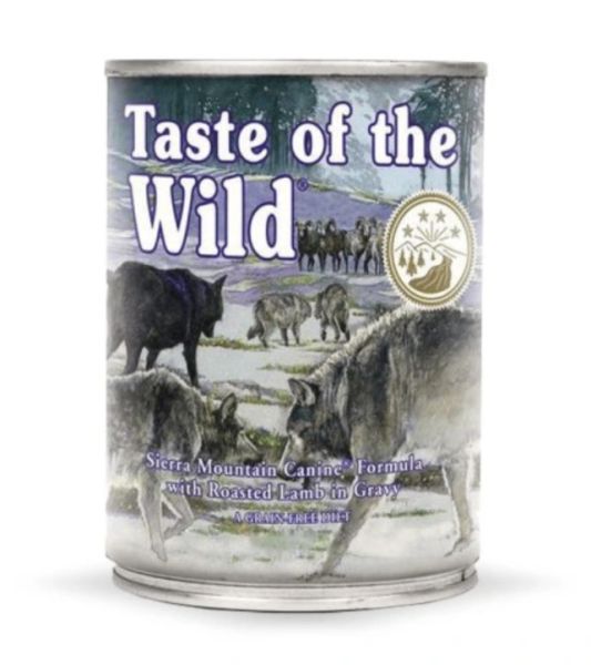 TASTE OF THE WILD Sierra Mountain karma bezzbożowa z jagnięciną 390 g