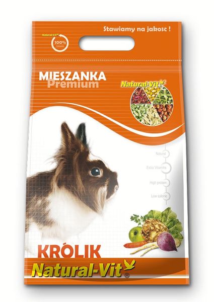 NATURAL-VIT mieszanka premium karma dla królika 500 g