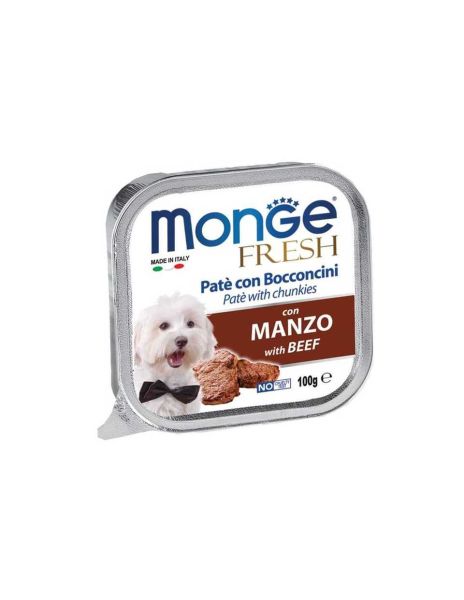 MONGE Fresh Dog Pasztet z wołowiną 100 g