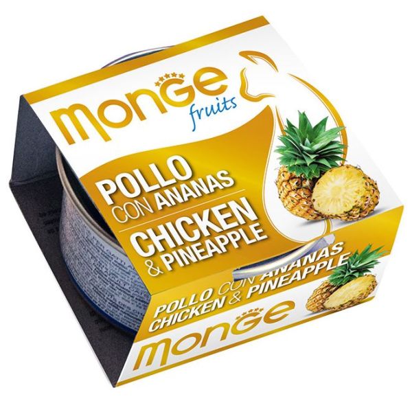 MONGE Fruit Karma dla kota Kurczak z anansem 80 g