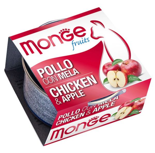 MONGE Fruit karma dla kota Kurczak z jabłkiem 80 g