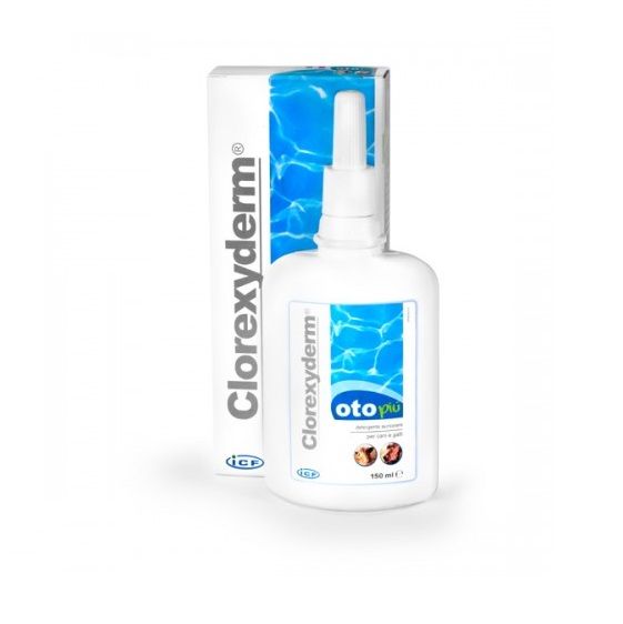 GEULINCX Clorexyderm Oto Piu 150ml do czyszczenia uszu dla psow i kotow