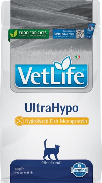 FARMINA Vet Life UltraHypo Cat 400g karma dla kota z alergią