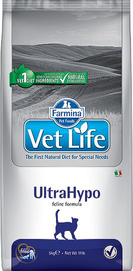 FARMINA Vet Life Cat Ultrahypo 10 kg karma dla kotów z problemami z układem pokarmowym