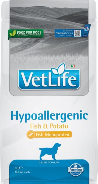 FARMINA Vet Life Hypoallergenic Fish &amp; Potato 2 kg karma dla psa z alergią