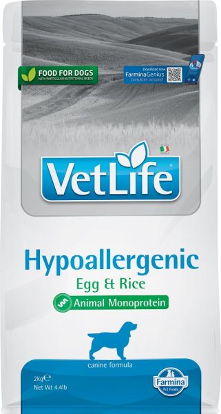 FARMINA Vet Life Hypoallergenic Egg &amp; Rice dog 2 kg sucha karma dla psa z alergią