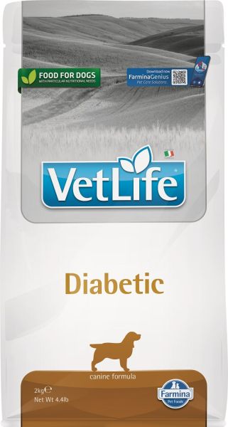 FARMINA Vet Life Dog Diabetic 2 kg karma dla psów z cukrzycą