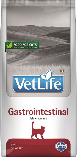 FARMINA Vet Life Cat Gastrointestinal 5 kg karma dla kotów z chorobami układu pokarmowego
