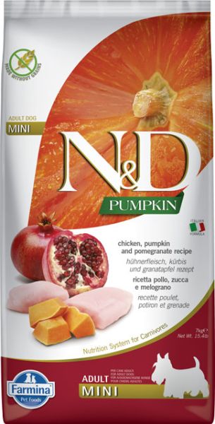 FARMINA N&amp;D Pumpkin chicken&amp;pomegranate adult mini 7 kg