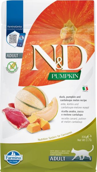 FARMINA N&amp;D Cat Pumpkin Duck &amp; Cantaloupe Melon 300 g