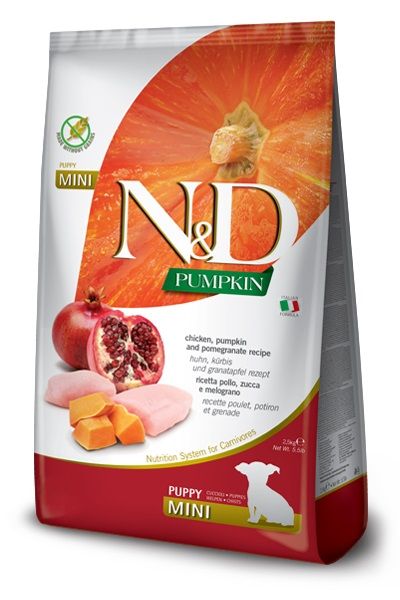 FARMINA N&amp;D Pumpkin Dog Puppy Mini chicken &amp; pomegranate 800 g kurczak i granat dla szczeniąt