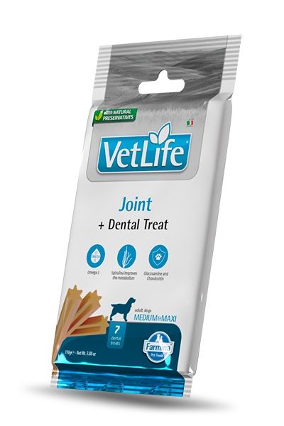 FARMINA Vet Life Dental Treat Joint Medium/Maxi 100 g (7 szt) przysmak dentystyczny dla średnich i dużych psów