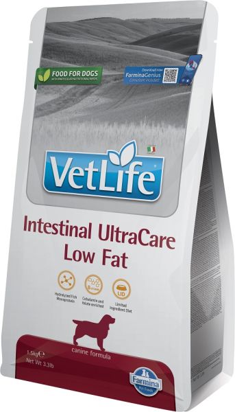 FARMINA Vet Life Dog Intestinal Ultra Care Low Fat 1,5 kg dietetyczna karma dla psów