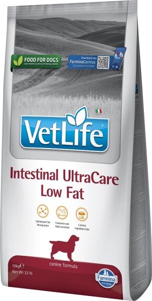 FARMINA Vet Life Dog Intestinal Ultra Care Low Fat 10 kg dietetyczna karma dla psów