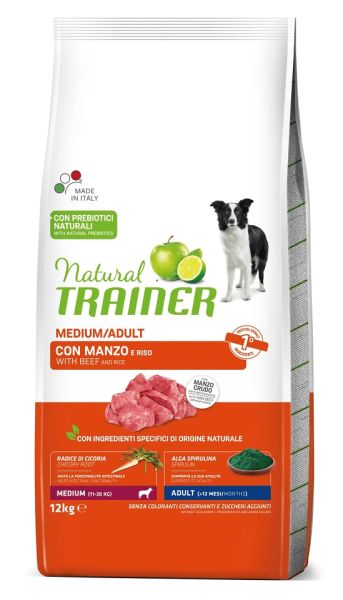 TRAINER Natural Medium Adult z wołowiną 12kg