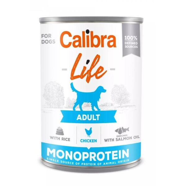 CALIBRA Dog Life Adult Chicken with Rice 400 g z kurczakiem i ryżem