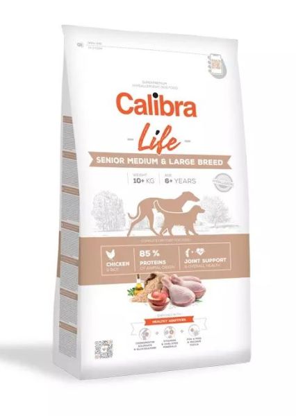 CALIBRA Dog Life Senior Medium&amp;Large Chicken 12 kg dla seniorów średnich i dużych ras