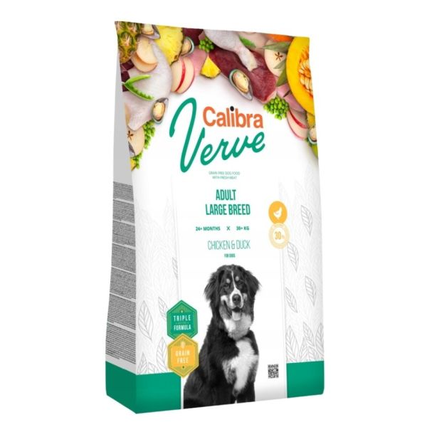 CALIBRA Dog Verve GF Adult Large Chicken&amp;Duck 12 kg dla dużych ras