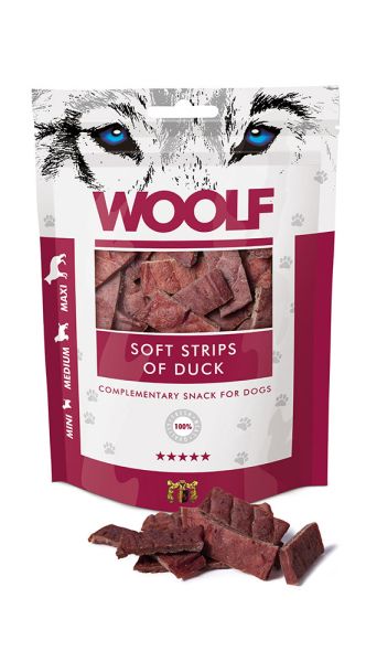 WOOLF Soft Strips Of Duck 100g miękkie paski z kaczki
