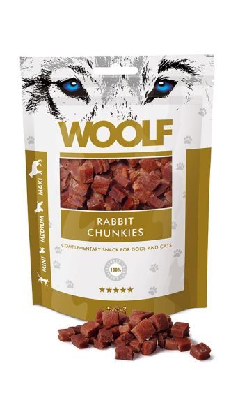 WOOLF Rabbit Chunkies 100g kęski z królika