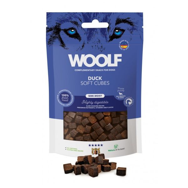 WOOLF Soft Cubes Duck Monoprotein 100g miękkie kostki z kaczki