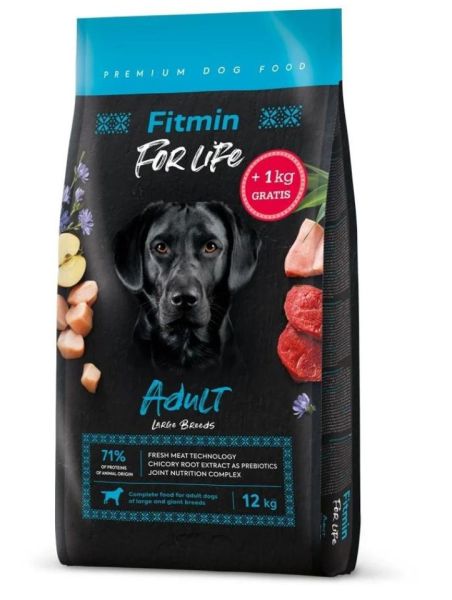 FITMIN Dog For Life Adult large breed 12 + 1 kg