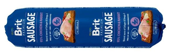 BRIT Sausage chicken &amp; rabbit 800 g